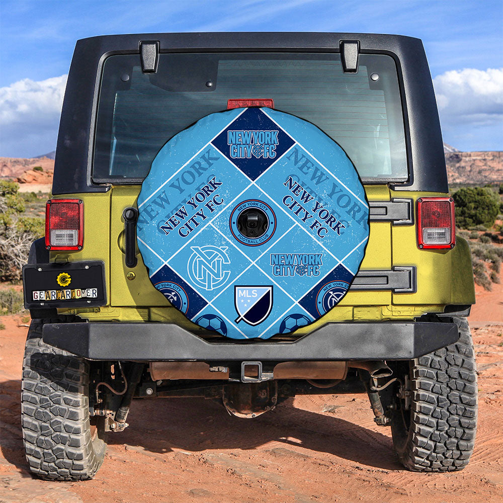 New York City FC Spare Tire Covers Camera Hole Sporty Team Collection - Gearcarcover - 3