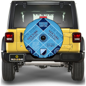 New York City FC Spare Tire Covers Camera Hole Sporty Team Collection - Gearcarcover - 1