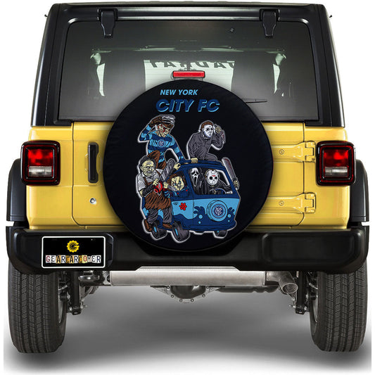 New York City FC Spare Tire Covers Horror Characters Car Accessories - Gearcarcover - 1