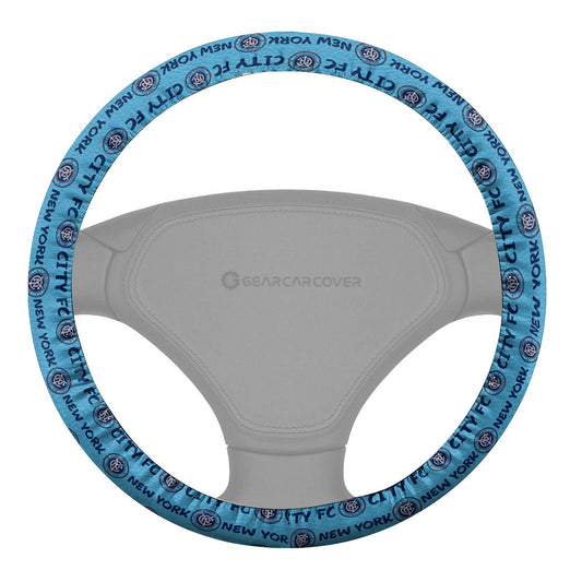 New York City FC Steering Wheel Cover Sporty Team Collection - Gearcarcover - 2