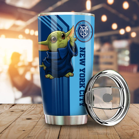 New York City FC Tumbler Cup Custom Car Accessories - Gearcarcover - 1