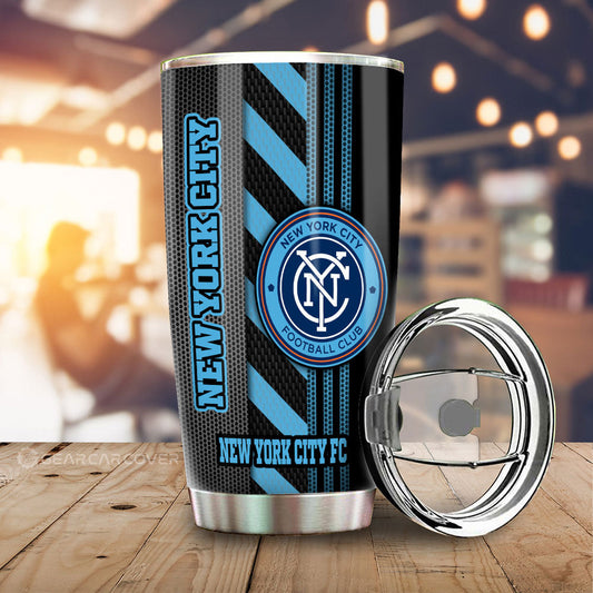 New York City FC Tumbler Cup Custom Car Accessories - Gearcarcover - 1