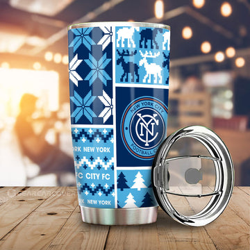 New York City FC Tumbler Cup Custom Ugly Style Car Accessories - Gearcarcover - 1
