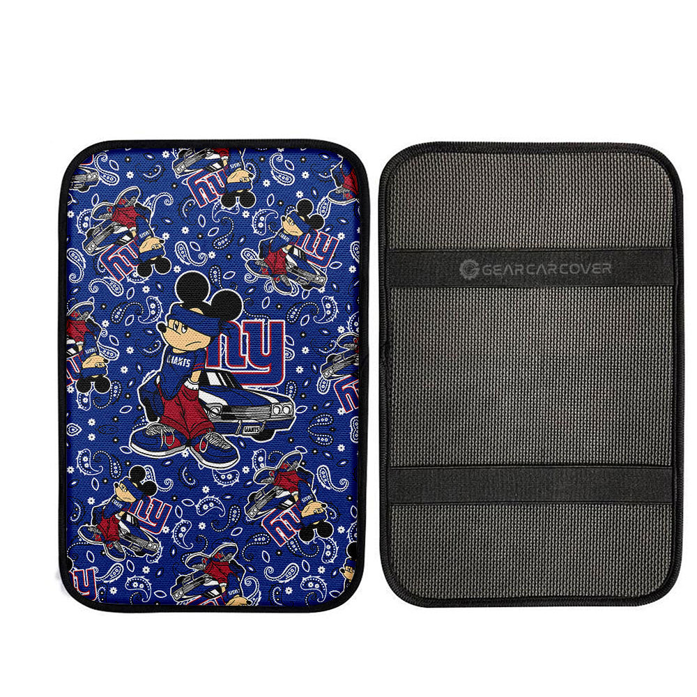 New York Giants Car Center Console Cover Cartoon Theme Collection - Gearcarcover - 2