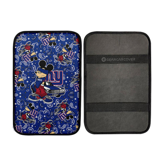 New York Giants Car Center Console Cover Cartoon Theme Collection - Gearcarcover - 2