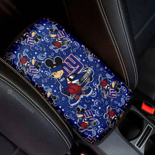 New York Giants Car Center Console Cover Cartoon Theme Collection - Gearcarcover - 1
