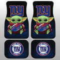 New York Giants Car Floor Mats Baby Yoda Car Accessories For Fan - Gearcarcover - 1