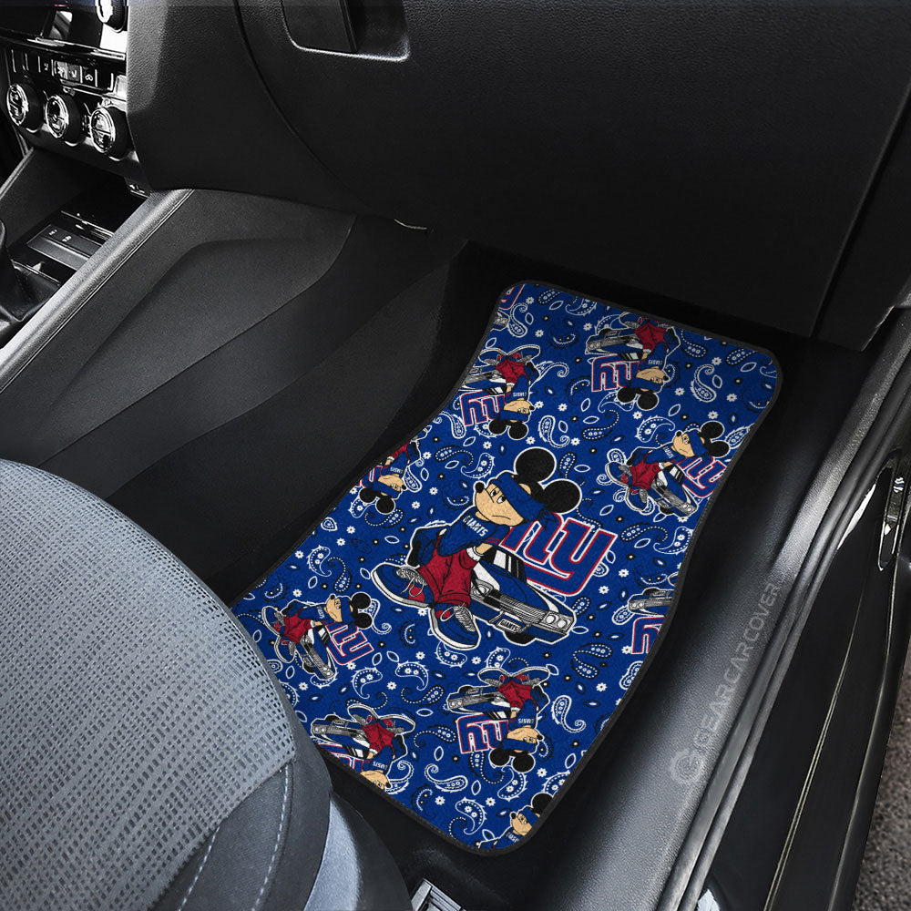 New York Giants Car Floor Mats Cartoon Theme Collection - Gearcarcover - 3