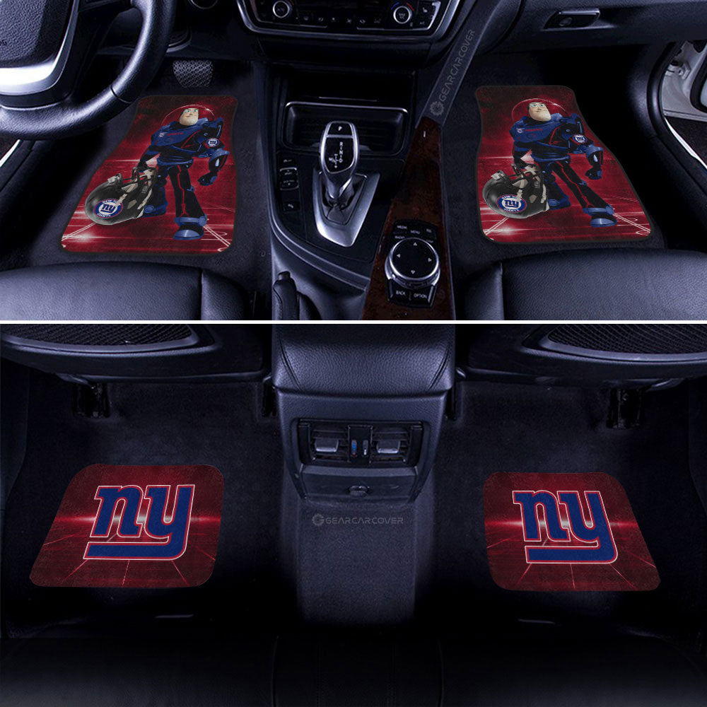 New York Giants Car Floor Mats Custom Car Accessories For Fan - Gearcarcover - 2
