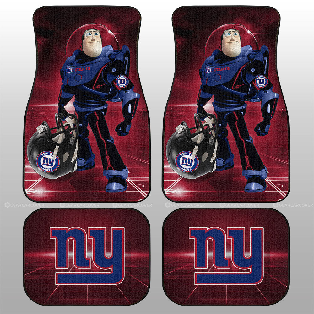 New York Giants Car Floor Mats Custom Car Accessories For Fan - Gearcarcover - 1