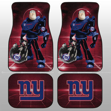 New York Giants Car Floor Mats Custom Car Accessories For Fan - Gearcarcover - 1