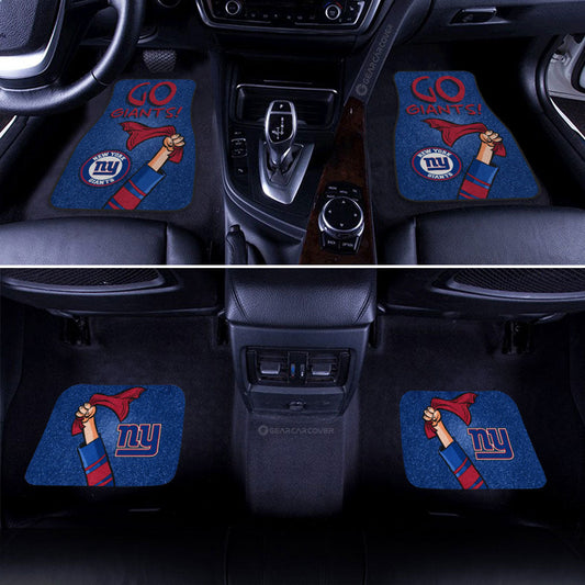 New York Giants Car Floor Mats Custom Car Accessories - Gearcarcover - 2