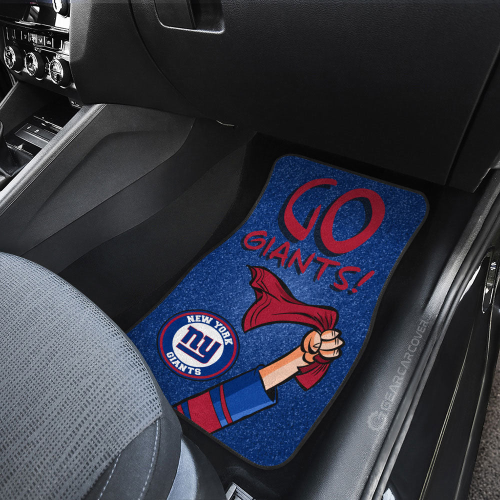 New York Giants Car Floor Mats Custom Car Accessories - Gearcarcover - 3