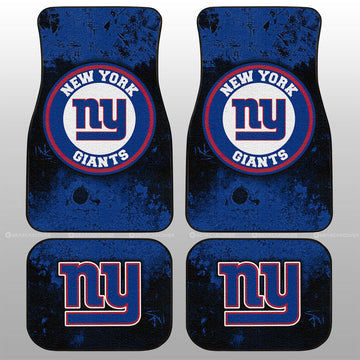 New York Giants Car Floor Mats Custom Car Accessories - Gearcarcover - 1