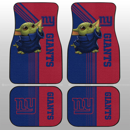 New York Giants Car Floor Mats Custom Car Accessories - Gearcarcover - 1