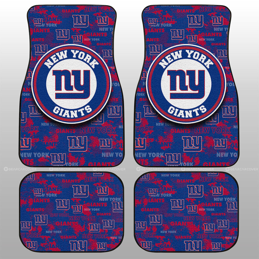New York Giants Car Floor Mats Custom Car Accessories - Gearcarcover - 1
