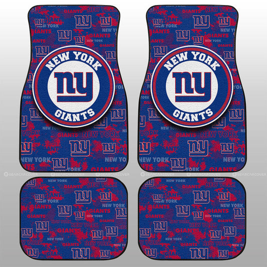 New York Giants Car Floor Mats Custom Car Accessories - Gearcarcover - 1