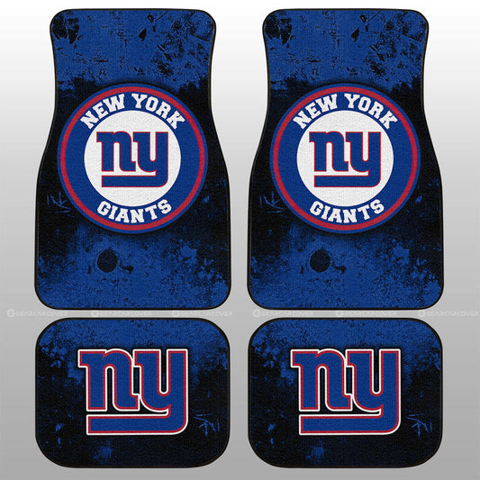 New York Giants Car Floor Mats Custom Car Accessories - Gearcarcover - 1