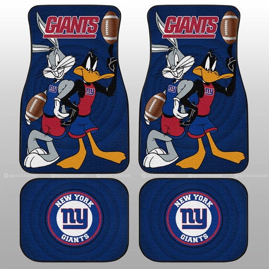 New York Giants Car Floor Mats Custom Car Accessories - Gearcarcover - 1