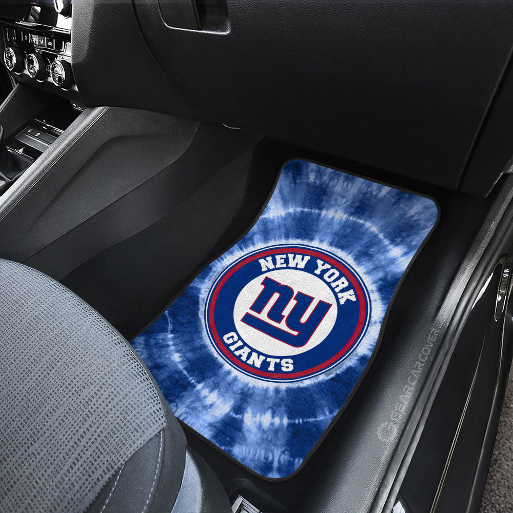 New York Giants Car Floor Mats Custom Tie Dye Car Accessories - Gearcarcover - 3