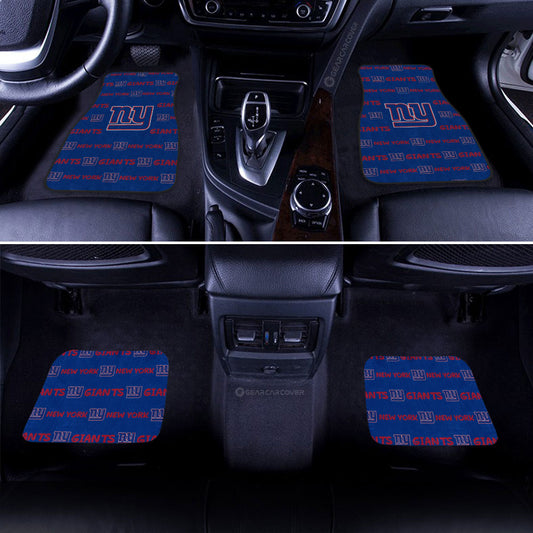 New York Giants Car Floor Mats Sporty Team Collection - Gearcarcover - 2