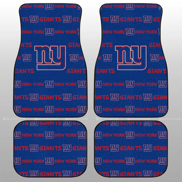 New York Giants Car Floor Mats Sporty Team Collection - Gearcarcover - 1