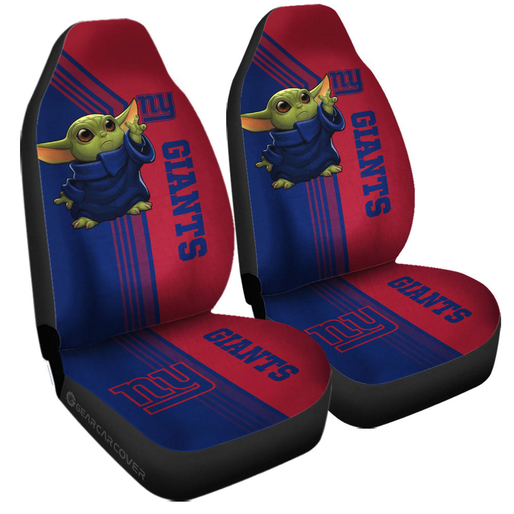 New York Giants Car Seat Covers Baby Yoda Car Accessories - Gearcarcover - 3