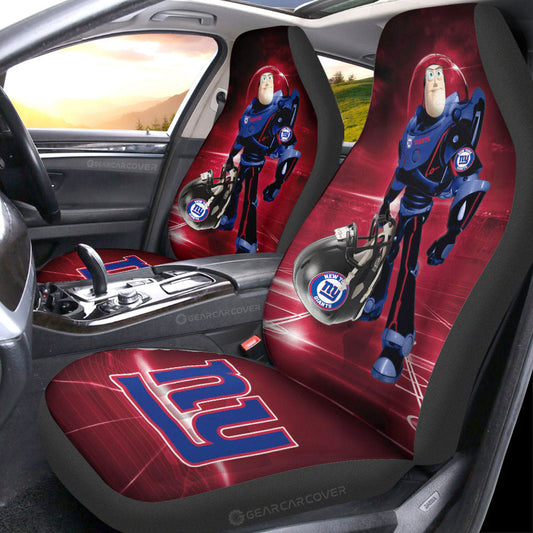 New York Giants Car Seat Covers Buzz Lightyear Car Accessories For Fan - Gearcarcover - 1