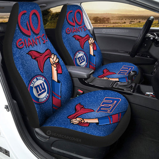 New York Giants Car Seat Covers Custom Car Accessories - Gearcarcover - 2