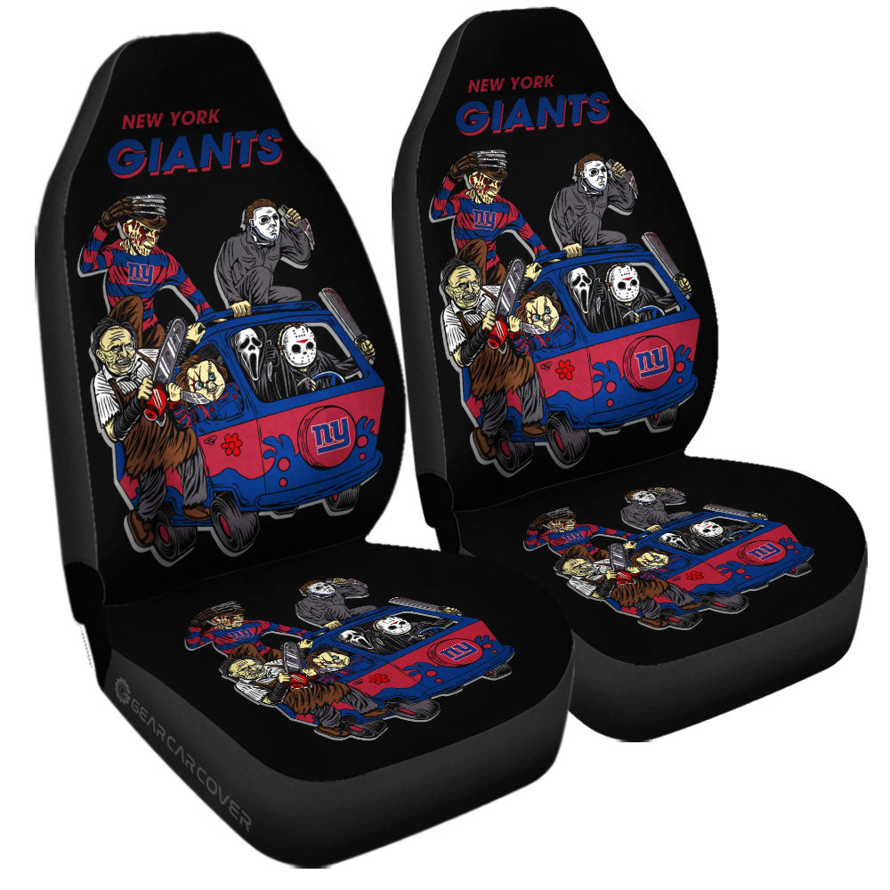 New York Giants Car Seat Covers Custom Car Accessories - Gearcarcover - 3