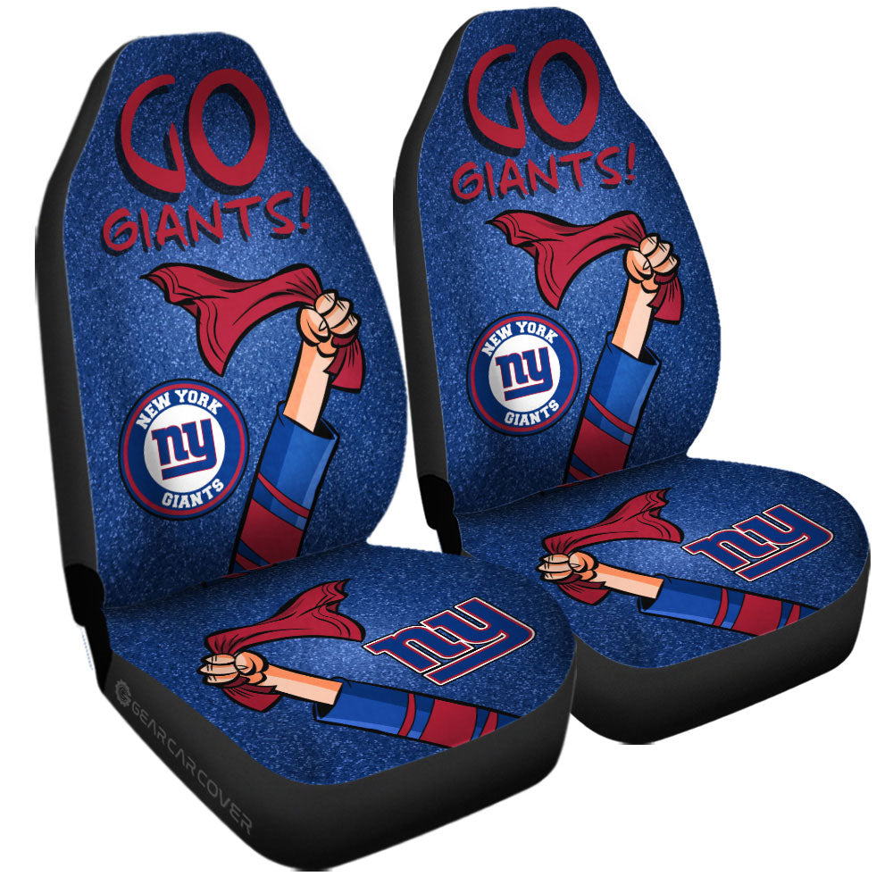 New York Giants Car Seat Covers Custom Car Accessories - Gearcarcover - 3