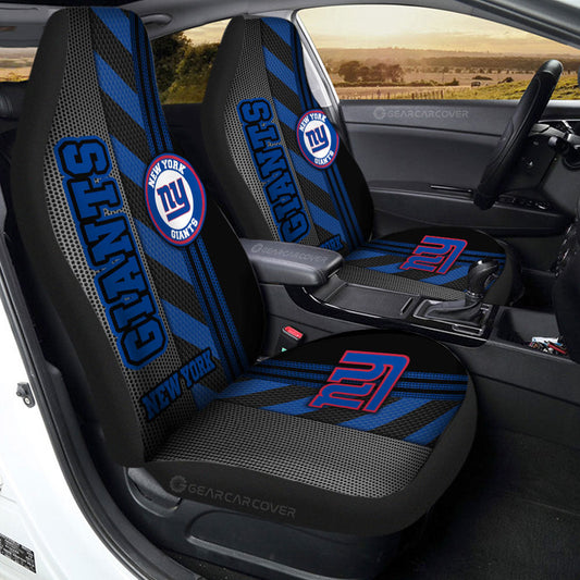 New York Giants Car Seat Covers Custom Car Accessories - Gearcarcover - 2