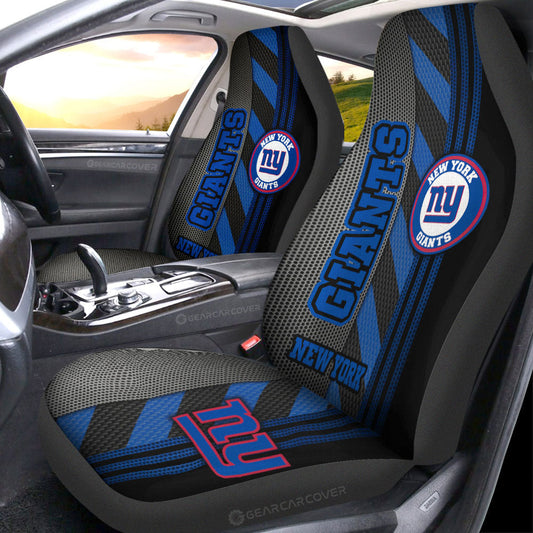 New York Giants Car Seat Covers Custom Car Accessories - Gearcarcover - 1