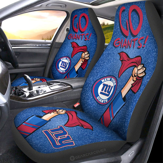 New York Giants Car Seat Covers Custom Car Accessories - Gearcarcover - 1