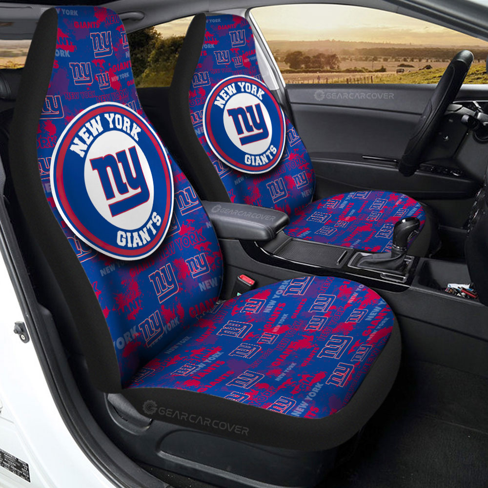 New York Giants Car Seat Covers Custom Car Accessories - Gearcarcover - 1