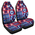 New York Giants Car Seat Covers Custom Ugly Style Car Accessories - Gearcarcover - 3