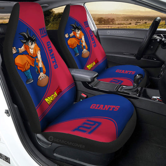 New York Giants Car Seat Covers Goku Car Accessories For Fans - Gearcarcover - 2