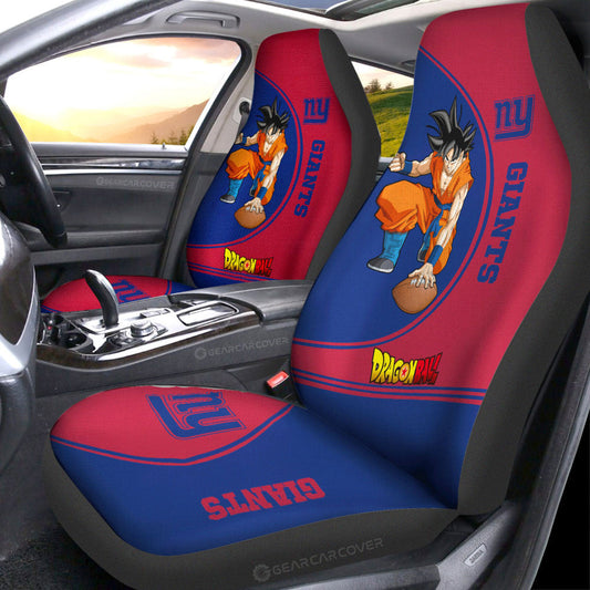 New York Giants Car Seat Covers Goku Car Accessories For Fans - Gearcarcover - 1