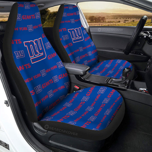 New York Giants Car Seat Covers Sporty Team Collection - Gearcarcover - 2