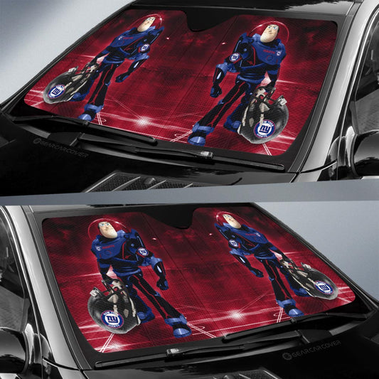 New York Giants Car Sunshade Custom Car Accessories For Fan - Gearcarcover - 2