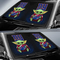 New York Giants Car Sunshade Custom Car Accessories For Fan - Gearcarcover - 2