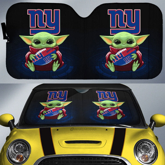 New York Giants Car Sunshade Custom Car Accessories For Fan - Gearcarcover - 1