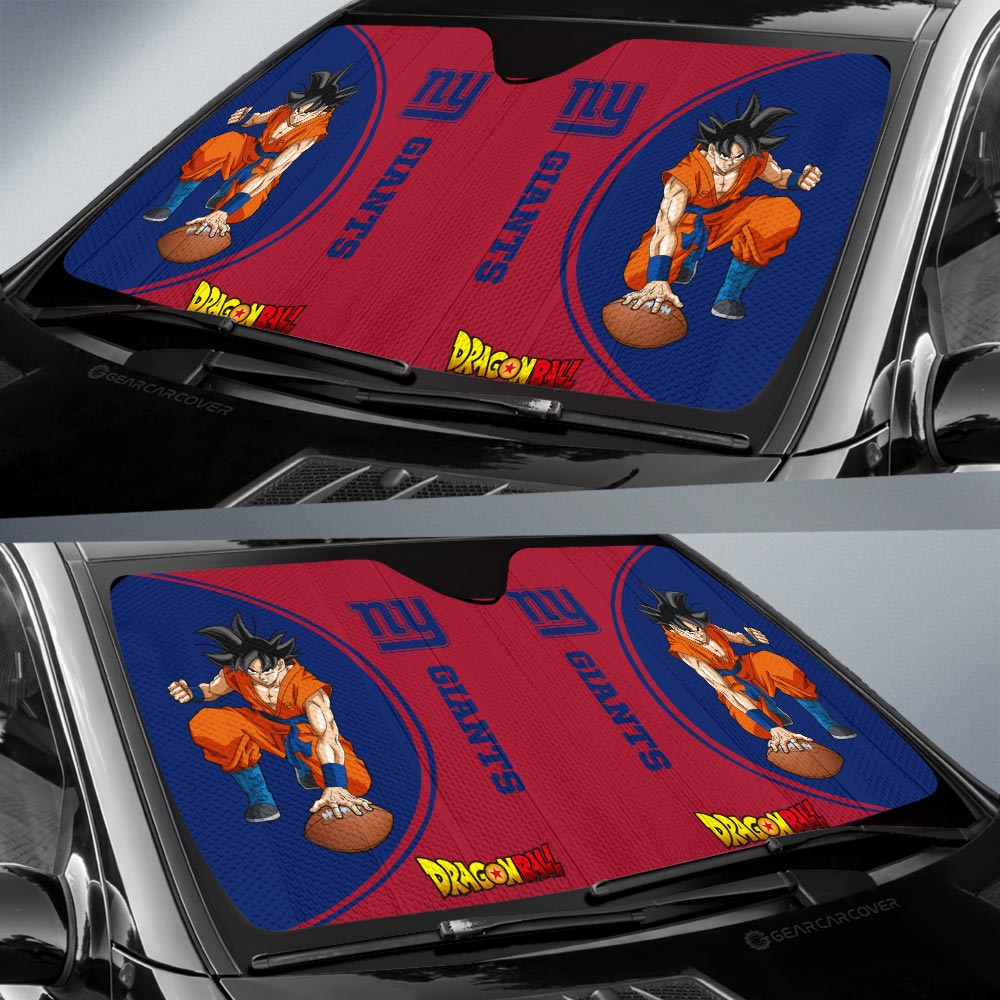 New York Giants Car Sunshade Custom Car Accessories For Fans - Gearcarcover - 2