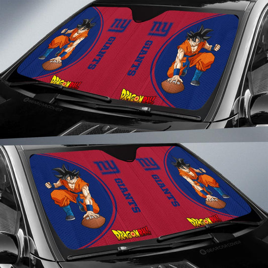 New York Giants Car Sunshade Custom Car Accessories For Fans - Gearcarcover - 2