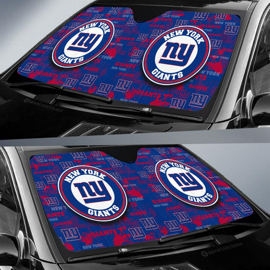 New York Giants Car Sunshade Custom Car Accessories - Gearcarcover - 2