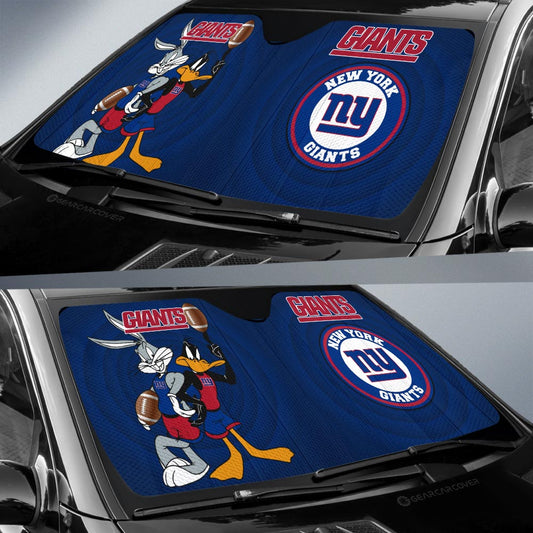 New York Giants Car Sunshade Custom Car Accessories - Gearcarcover - 2