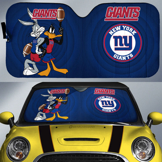 New York Giants Car Sunshade Custom Car Accessories - Gearcarcover - 1