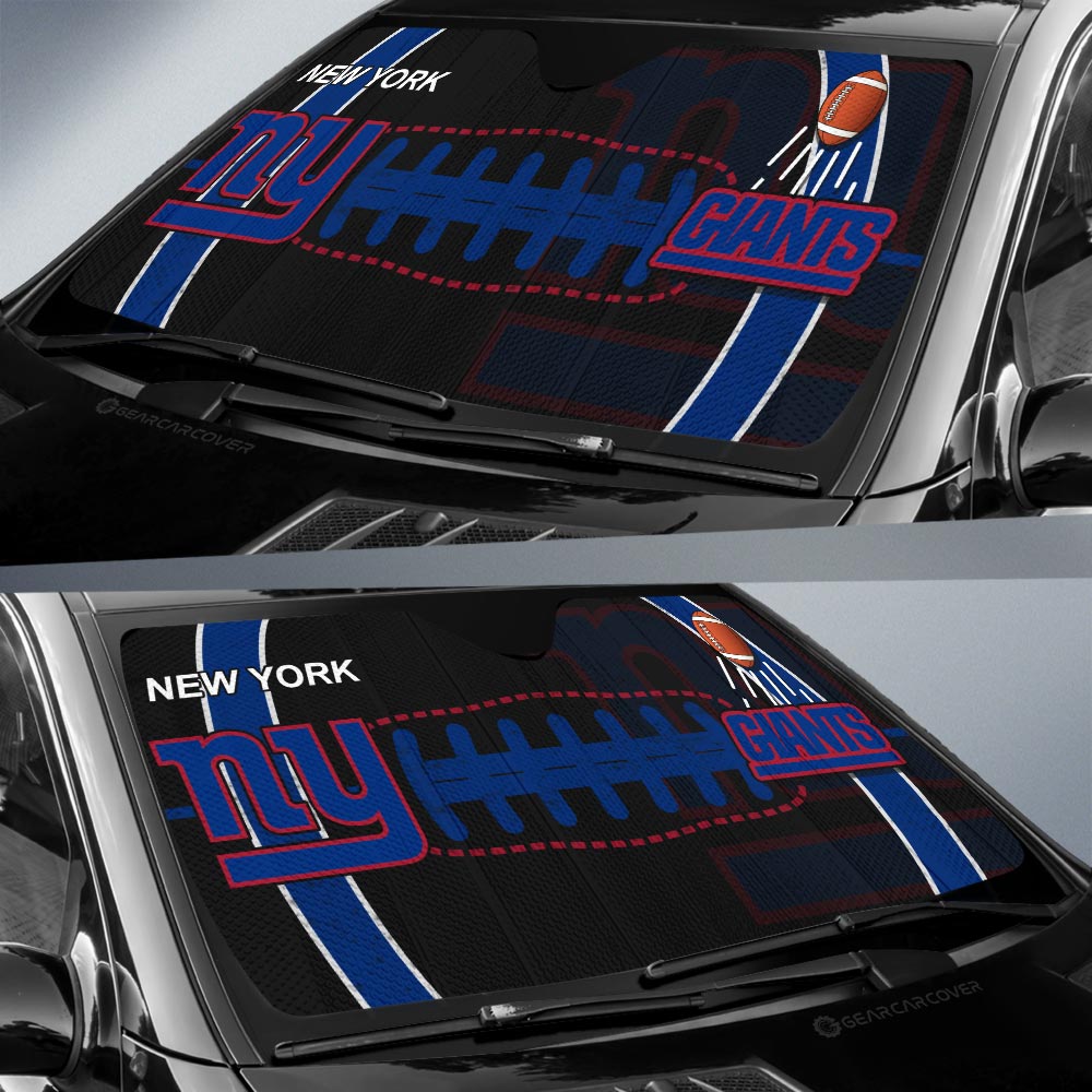 New York Giants Car Sunshade Custom Car Accessories - Gearcarcover - 2