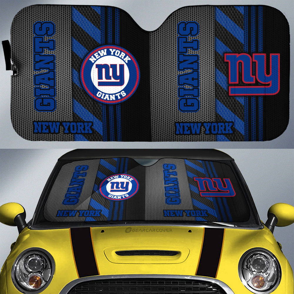 New York Giants Car Sunshade Custom Car Accessories - Gearcarcover - 1