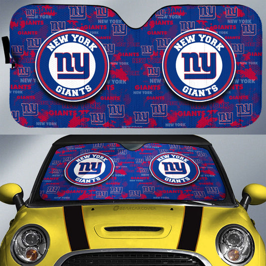 New York Giants Car Sunshade Custom Car Accessories - Gearcarcover - 1